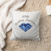Coussin de cadeaux de saphir et d'anniversaire de (Couverture)