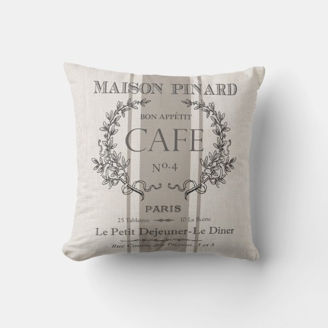 coussin de café français (Recto)