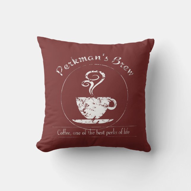 Coussin de café Vintage de Perkman (Recto)