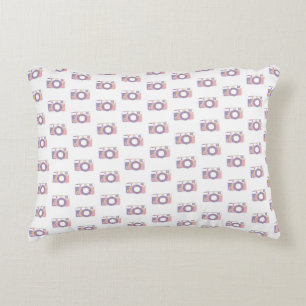 Coussin de caméra rose