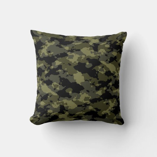 Coussin de Camo Woodland militaire (Recto)