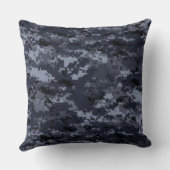 Coussin de Camouflage bleu militaire des États-Uni (Verso)