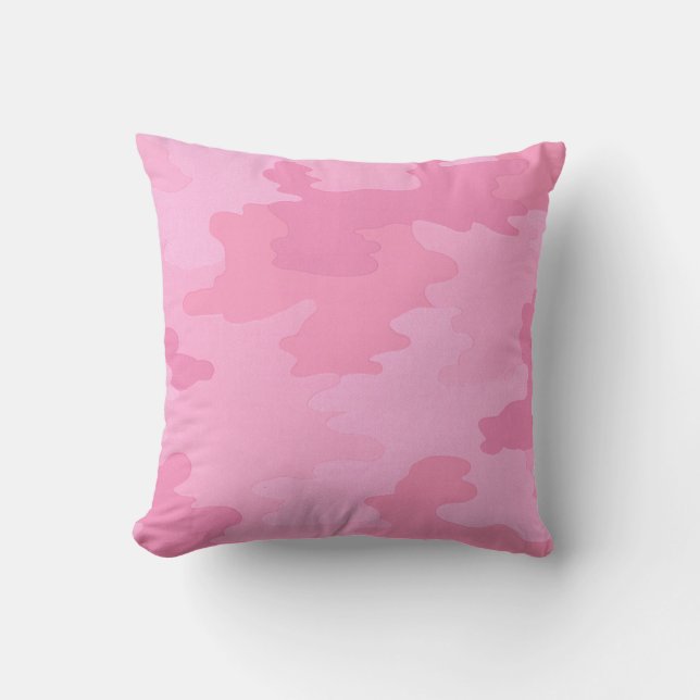 Coussin de camouflage rose (Recto)