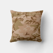 COUSSIN de camp de sable du désert américain (Verso)