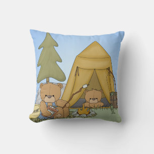 Coussin de campagne des ours customisés