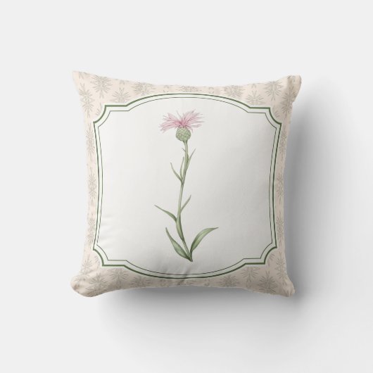 Coussin de campagne florale (Recto)