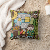 Coussin de camping Brown Haired Boy customisé (Couverture)