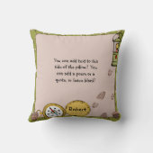 Coussin de camping Brown Haired Boy customisé (Verso)