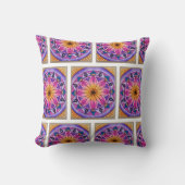 Coussin de canapé coloré inspiré du boho (Recto)