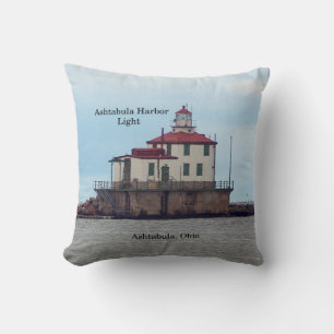Coussin de carré de phare du port d'Ashtabula