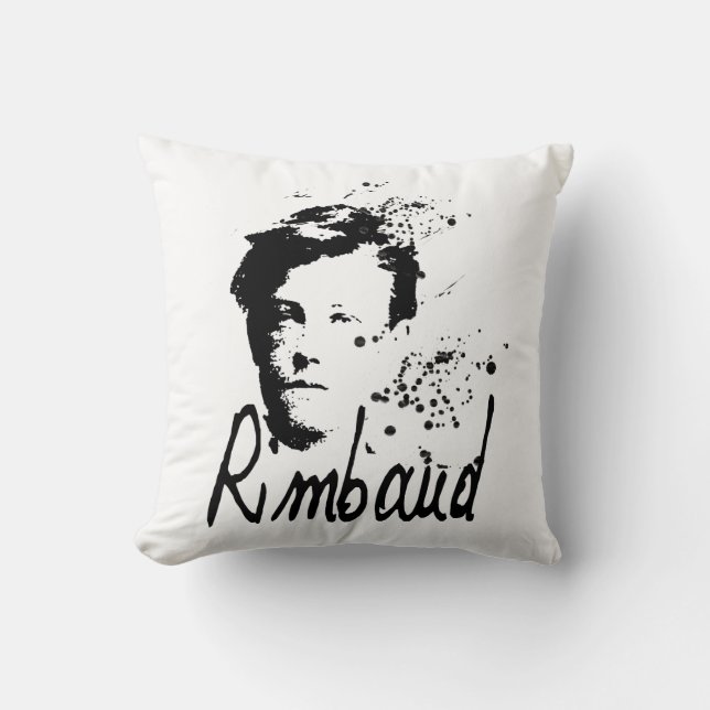 COUSSIN de Carré de portrait RIMBAUD (Recto)