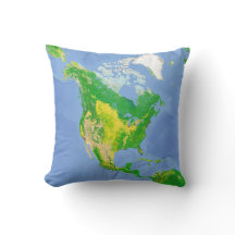 Coussin de carte d'utilisation des terres de