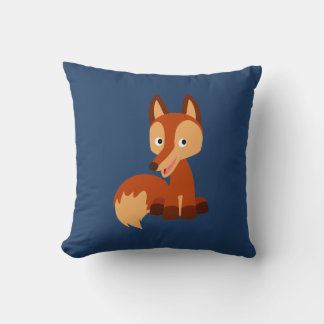 Coussin de Cartoon Fox mignon