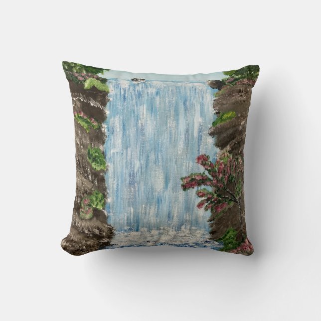 Coussin de cascade (dos bleu) (Recto)
