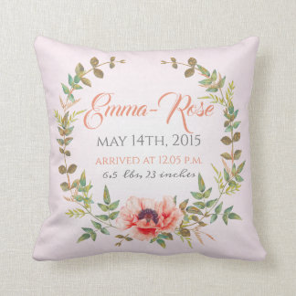 Coussin de certificat de naissance