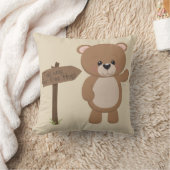 Coussin De Cette Façon Les Poumons Gratuits L'Ours De Tedd (Couverture)