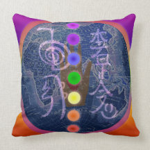 Coussin de Chakra de globe de Reiki