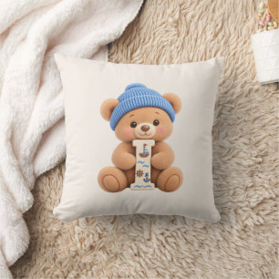 Coussin de chambre de bébé et de garçon avec ours