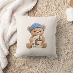 Coussin de chambre de bébé et de garçon avec ourso