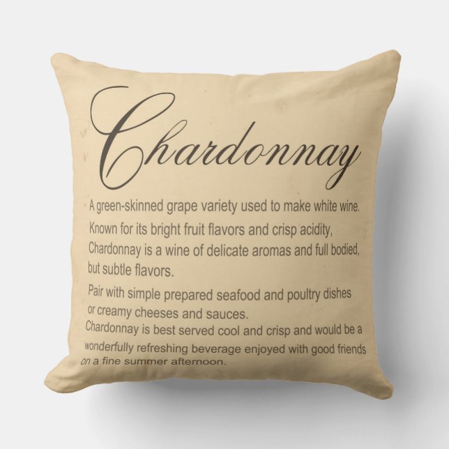 Coussin de Chardonnay (Recto)