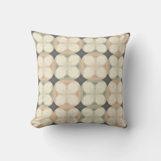 Coussin de charme vintage Checkerboard (Recto)