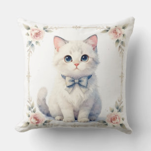 coussin de chat adorable