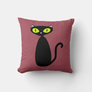 Coussin de chat couleur personnalisé