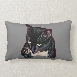 Coussin de chat de Black Jack