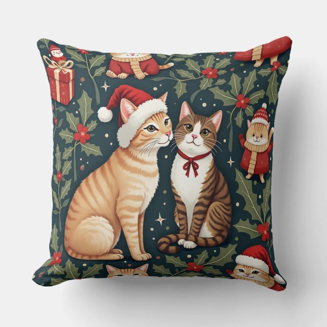 coussin de chat de noël (Recto)