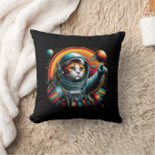 Coussin de chat espace mignon ! (Couverture)
