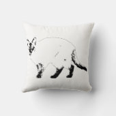 Coussin de chat graphique et confortable moderne (Verso)