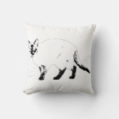 Coussin de chat graphique et confortable moderne (Recto)