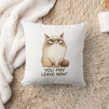 🙀 Coussin de chat impertinent 🚪🐾