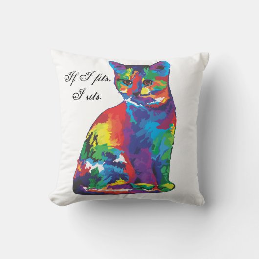 coussin de chat mignon (Recto)