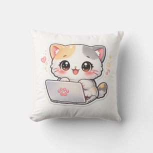 Coussin de chat mignon Kawaii – Adorable chaton Ch