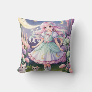 Coussin de chat Spirit - Décor de fille Magique Ka