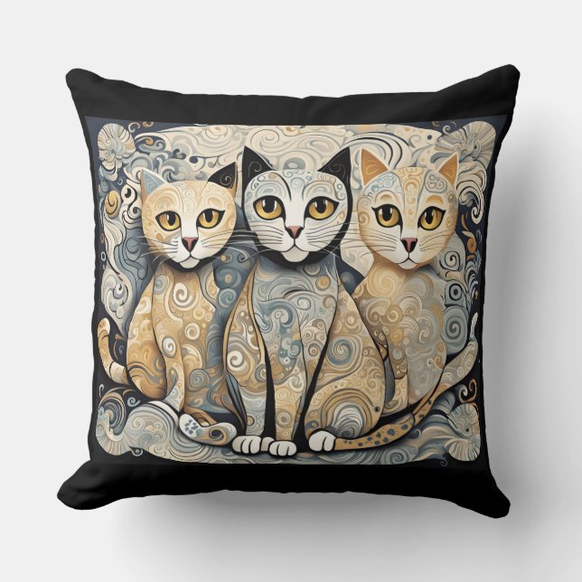 coussin de chats apaisants (Recto)