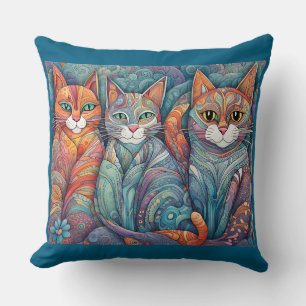 coussin de chats apaisants