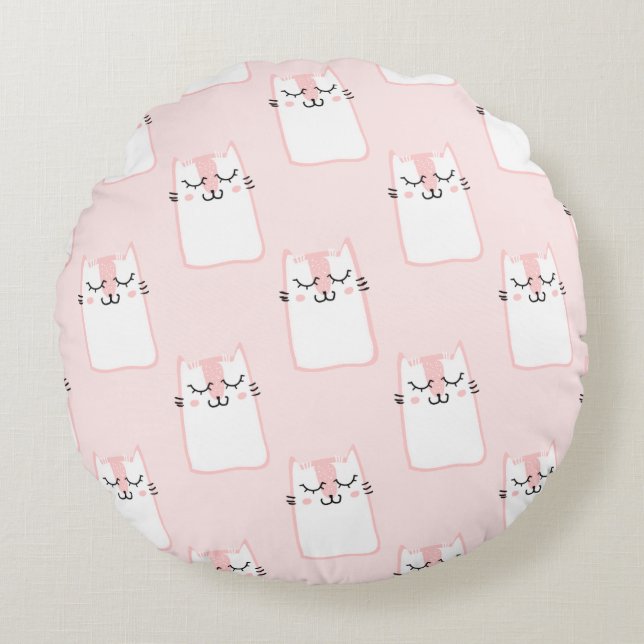 coussin de chats endormis (Devant)