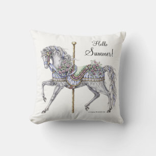 Coussin de cheval de carrousel d'été