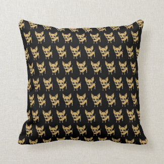 Coussin de chien de chiwawa - noir