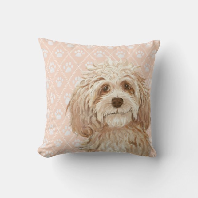 Coussin de chien de Labradoodle/amour de (Recto)