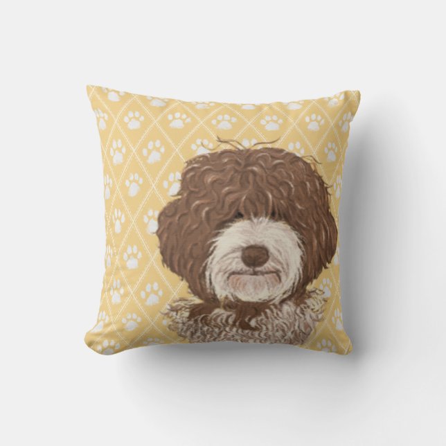 Coussin de chien de Labradoodle/amour de (Recto)