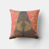 Coussin de chien et de fraise (Verso)