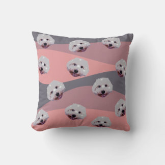 Coussin de chien maltais Design original