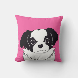 Coussin de chiens japonais Chin Shih-Tzu