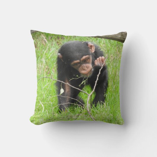 Coussin de chimpanzé de bébé (Recto)
