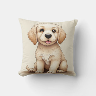 coussin de chiot et d'os (Baby Retriever)