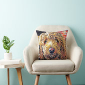 Coussin de chiot Goldendoodle (Chaise)