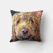 Coussin de chiot Goldendoodle (Verso)
